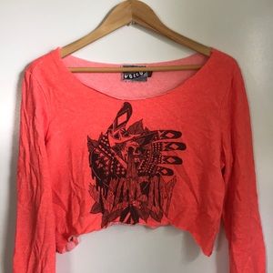 Pink Cropped Sweater